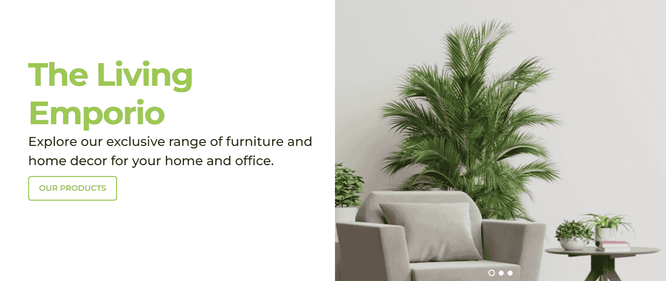 Homezen Cover page of Homzen website